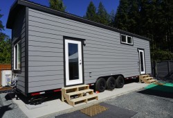 A new tiny home, made by Mint Tiny House Company, has been added to the Chims Guest House property.