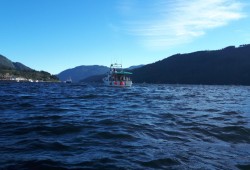 Commercial fishing vessels fill the Alberni Inlet, in anticipation of an opening for the regulated fishery. 