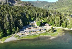 The Uchucklesaht village near Barkley Sound has 14 homes after replacing all houses in the community in recent years. (Nigel Moore photo)