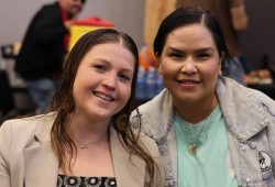 Hesquiaht Chief Councillor Mariah Charleson and Kayla Lucas, who is an elected councillor with the First Nation, attended the official launch of the ʔuukʷinkpanač (ook-wink-panach) West Coast Primary Care Initiative in Tofino on May 10.