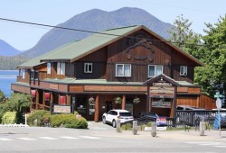 The House of Himwitsa, overlooking the Tofino inlet, is on the market for $9.9 million. 