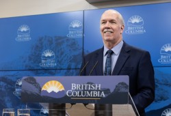 Premier John Horgan stressed the importance of British Columbians working together to support the adoption of the UN declaration. 