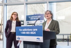 On Jan. 14, 2026 Health Minister Josie Osborne announced that the province will not be extending the decriminalization of illicit drugs beyond Jan. 31. She gave the announcement during a press conference at Victoria’s Royal Jubilee Hospital. (Province of B.C. photo)