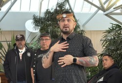 “You’re here because you care. You care about the people you provide service to in this community,” said Tseshaht Chief Councillor Ken Watts during a presentation to West Coast General’s staff on Dec. 18. (Tseshaht First Nation photo)