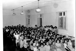 For nearly a century, the Alberni Indian Residential School operated in Tseshaht Territory by the Somass River. (United Church of Canada archives photo)