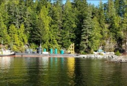 Cermaq delivers a barge with drinking water to Ahousaht. (Cermaq photo)