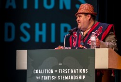 Dallas Smith, spokesperson for the Coalition of First Nations for Finfish Stewardship, has been in discussion with Fisheries Minister Joyce Murray about Canada’s plan to transition net pens out of the Pacific by 2025. (Submitted photo)