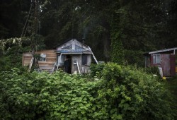 Jeffery Ignace, 37, started building his own home on the Hesquiaht Peninsula when he was 16 year old.