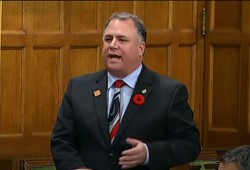 Courtenay-Alberni MP Gord Johns acts as the NDP critic for Mental Health and Harm Reduction in the House of Commons. He has stood up multiple times in the House to bring attention to the ongoing crisis on the West Coast. (House of Commons video still)