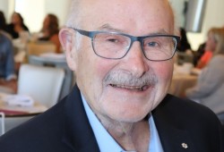 Former B.C. premier Mike Harcourt attended the event.