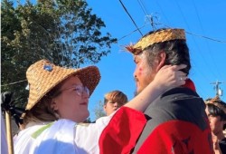 On Sept.18 Kyra Sam and Wesley Frank joined in a traditional Nuu-chah-nulth marriage, with hundreds of their relations to bear witness. (Photo submitted by Kyra Sam)