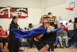About 25 Ahousaht members came to perform at the gathering as well.
