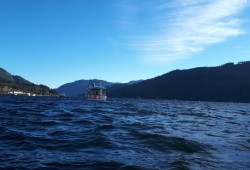 Commercial fishing boats sit in the Alberni Inlet in 2022. Allocations for the commercial fleet have declined since the Salmon Allocation Policy was introduced in 1999. (Eric Plummer photo)
