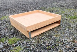 In Washington State, Lummi Nation and the Tulalip Tribes are using slab traps, which the Tulalip Tribes created, to attract gravid females. According to Todd Gray, an environmental protection ecologist for the Tulalip Tribes, the trap is simple and works by using a small piece of 18-inch-by-three-inch piece of wood to create an ideal location for EGC to hide under. (Photos Courtesy of Todd Gray, Environmental Protection Ecologist, Tulip Tribes)