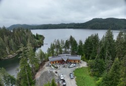 The main community facility in Ethlateese is equipped with solar panels, one of many examples of the First Nation pursuing better environmental sustainability. (Nigel Moore photo)
