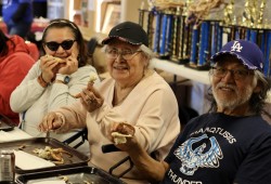 Elders can once again relish a community seafood feast over the May Long hoopfest at the Alberni Athletic Hall. 