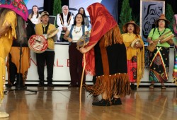 On Day One, cultural hosts Líl̓wat Nation set an uplifting tone for the event with a powerful drum and dance performance that got even elders with walkers on the floor.