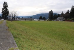 The Uchucklesaht Tribe Government purchased the former Redford Elementary School in 2018. They renovated the facility, turning it into office and meeting spaces. The playing field behind the property has remained unused for years. (Denise Titian photo)