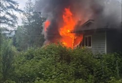 In the aftermath of a kitchen fire on May 14 at the home of Frank Pollard and Gloria Fred on Wattys Road, the Port Alberni Fire Department visited homes throughout the summer on the Tseshaht and Hupacasath reserves, checking that smoke alarms were properly functioning and installing new alarms as needed. (Facebook photo)