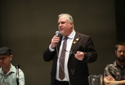 NDP candidate and incumbent MP Gord Johns