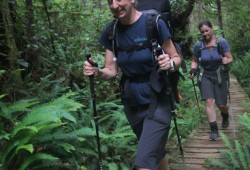 Each year the West Coast Trail attracts over 7,500 hikers.