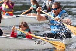 Paddle Days are hosted by the Ditidaht Community school each June on Nitinaht Lake.