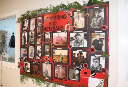 Past service members for Canada and the United States are linked to children, some of whom are in care, as part of a family tree research project.