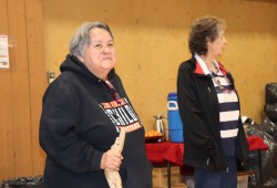 On behalf of Tseshaht First Nation, elder Irene Robinson thanked the people for joining in the celebration.