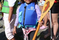 Emily Haiyupis was among the youngest paddlers.