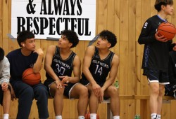 Innu twin brothers Yoan and Noah Penashue travelled from Quebec and Labrador to play in the open basketball tournament. 