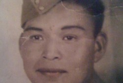 Phillip Louie of Ahousaht served in World War II.