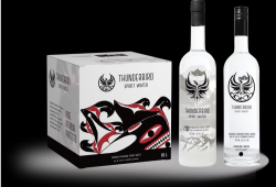 Thunderbird Spirit Water is currently sold in bottles, bags and boxes.