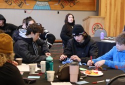 Ucluelet Secondary School youth discuss how to manage the cumulative effects of industrial pollution.