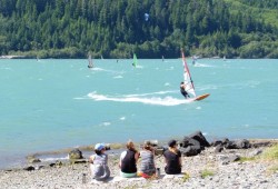 Ditidaht First Nation operates the Nitinaht Lake Campground and Windsurf Park, a third stop along the West Coast Trail. A quick internet search reveals the campground is nearly sold out during the weekends of peak summer season.