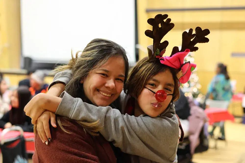 Kelsey, left, gave birth to her daughter Ash Campbell-Senay on Christmas Eve. Ash celebrates 14 trips around the sun this December. (Nora O’Malley photos)