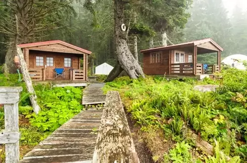 Ditidaht First Nation helps operate the West Coast Trail, which includes cabins where guests can stay.