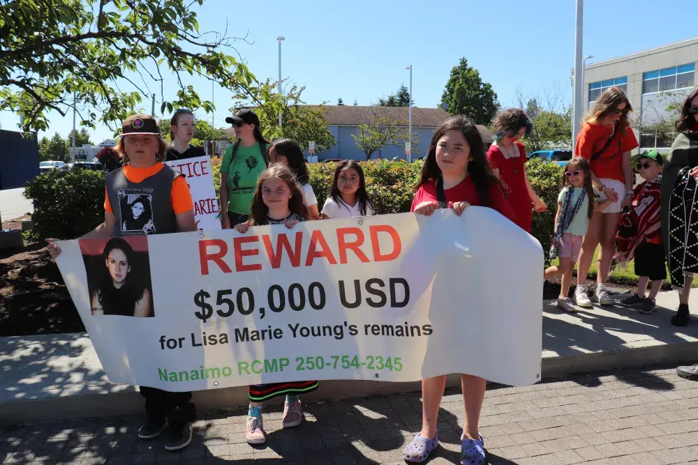 Marching in Lisa's memory