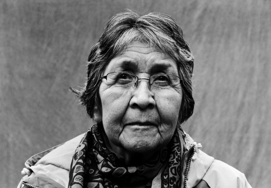 Helen Dick grew up in a fluent speaking home and continues to speak her language. “I used to hear my mom tell us, ‘just be who you are. Don’t let people try to change who you are or what you are. You be you.’ So that’s how I’ve tried to live my life,” said the Tseshaht elder.