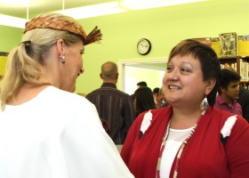 Princess Sophie and Debra Foxcroft, NTC president