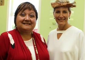 NTC President Debra Foxcroft with the Countess of Wessex, Princess Sophie