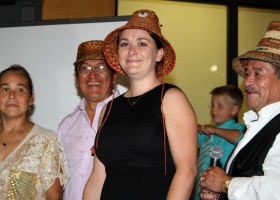 Teacher Eva Clarke who had the dream to build a community library at Ditidaht