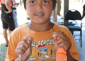 Pony beads were given out instead of ribbons