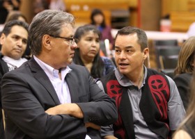 Grand Chief Ed John and Shawn Atleo, National Chief