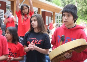 Zeballos School regional potlatch Number 02