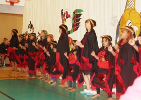 Zeballos School regional potlatch Number 07