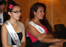 Reigning Nuu-chah-nulth Princess Keanna Hamilton and Role Model Jessica Hamilton