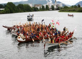 Port Alberni and canoes